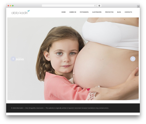WordPress theme Shutter - ablakadiri.com