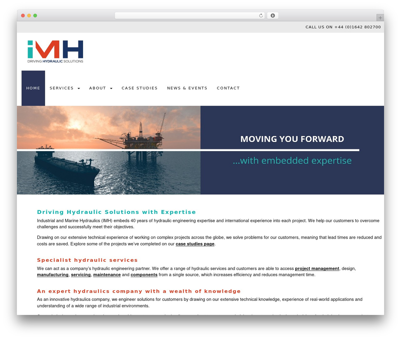 WordPress website theme wp-bootstrap - imh-uk.com