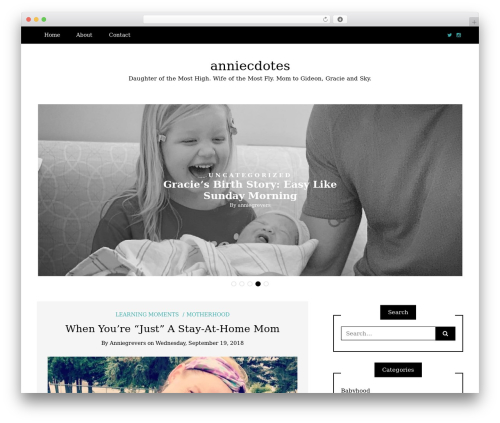 WP theme Writee - anniecdotes.com WP theme Writee - anniecdotes.com