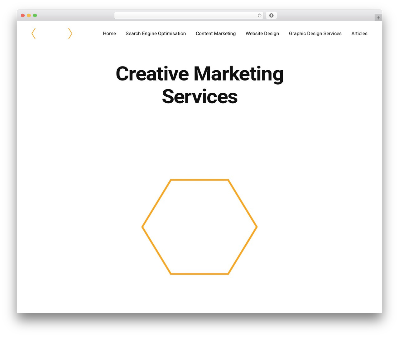 Aino WordPress theme - hexagon.graphics