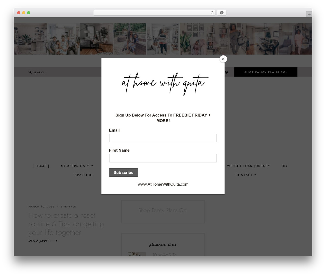 Barton theme WordPress - athomewithquita.com