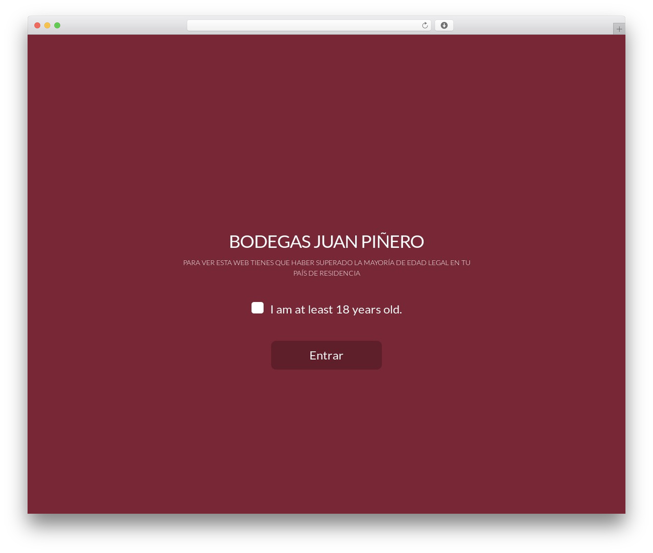 Bridge WordPress theme - bodegasjuanpinero.com