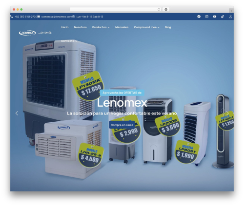 Coolair theme WordPress - lenomex.com