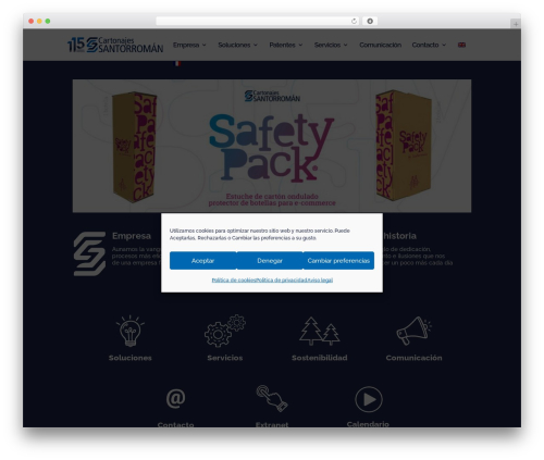 Divi WordPress theme - santorroman.com