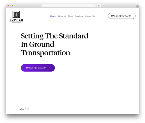 Supreme mega menu WordPress plugin - topperlimo.com