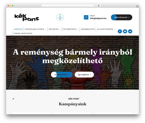 Divi WordPress theme - kekpont.hu