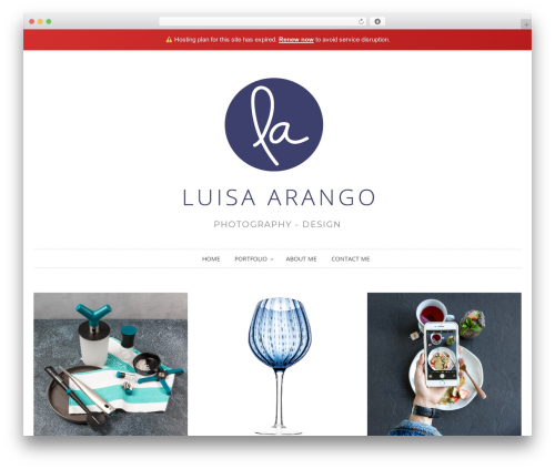 Ella WordPress theme image - luisaarango.com