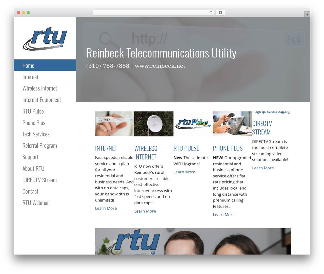 Escapade WordPress theme - reinbeck.net