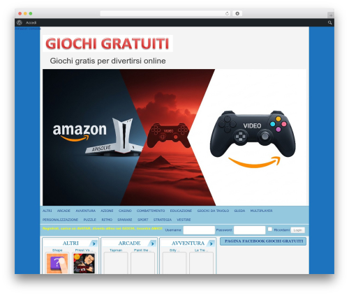 Fungames WordPress theme - giochigratuiti.com