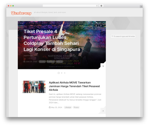 Grayzone theme WordPress - sembarang.com Grayzone theme WordPress - sembarang.com