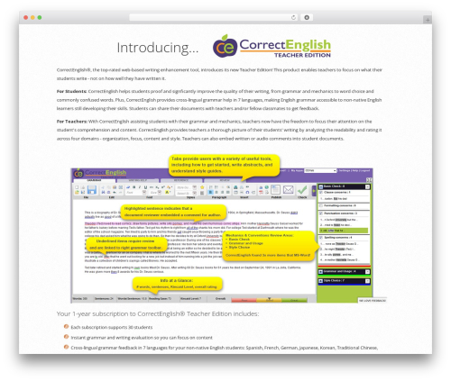Higher Learning best WordPress theme - ceteacher.com