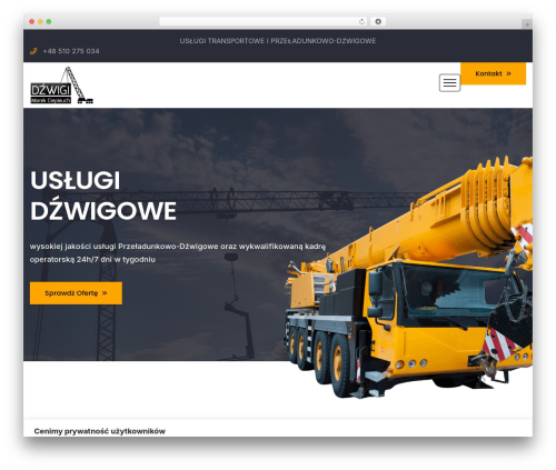 Limestone WordPress page theme - dzwigi.ostroda.pl
