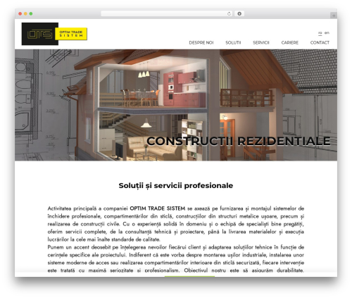 Optim Trade System theme WordPress - optimtrade.ro