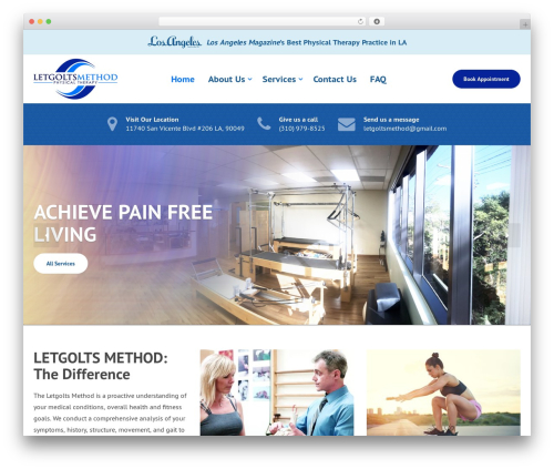 Physio-qt WordPress theme - letgoltsmethod.com