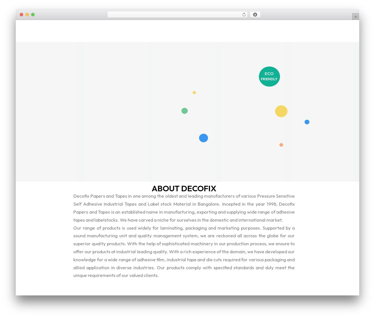 Pricom WordPress theme - decofixindia.com
