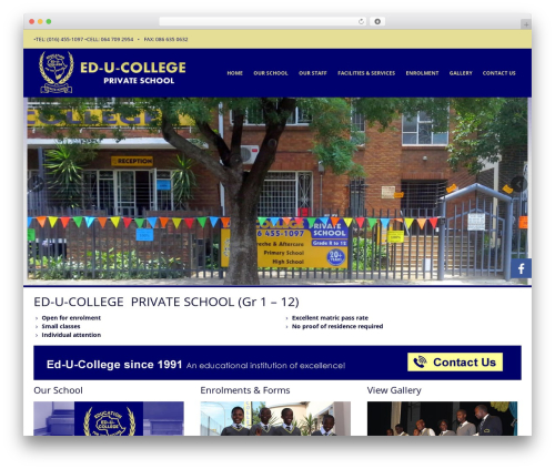 QUANTUM - Business WordPress Theme premium WordPress theme - educollegevaal.co.za