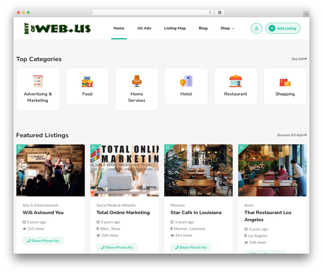 Radius Directory WordPress theme - bestofweb.us Radius Directory WordPress theme - bestofweb.us