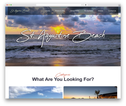 sabnet WordPress theme - staugustinebeach.net