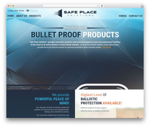 The7 theme WordPress - safeplacesolution.com