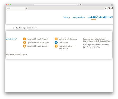 Theme WordPress Base Theme - lag-selbsthilfe-nrw.de