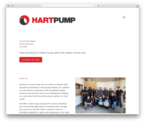 Theme WordPress Divi - hartpumpservice.com