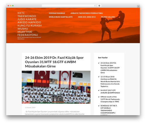 Tiger Claw WordPress theme - kktctaekwondo.org.tr