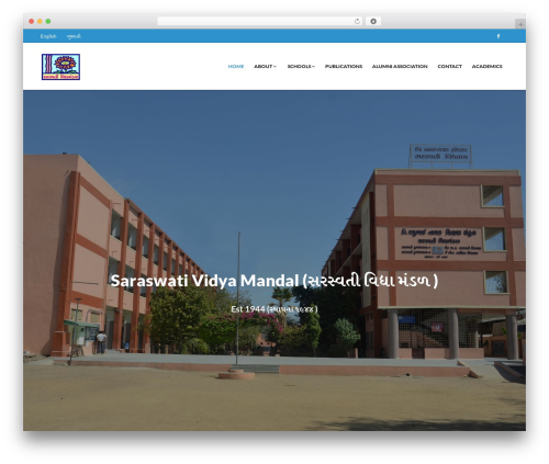 Vega WordPress theme - saraswatividyamandal.org