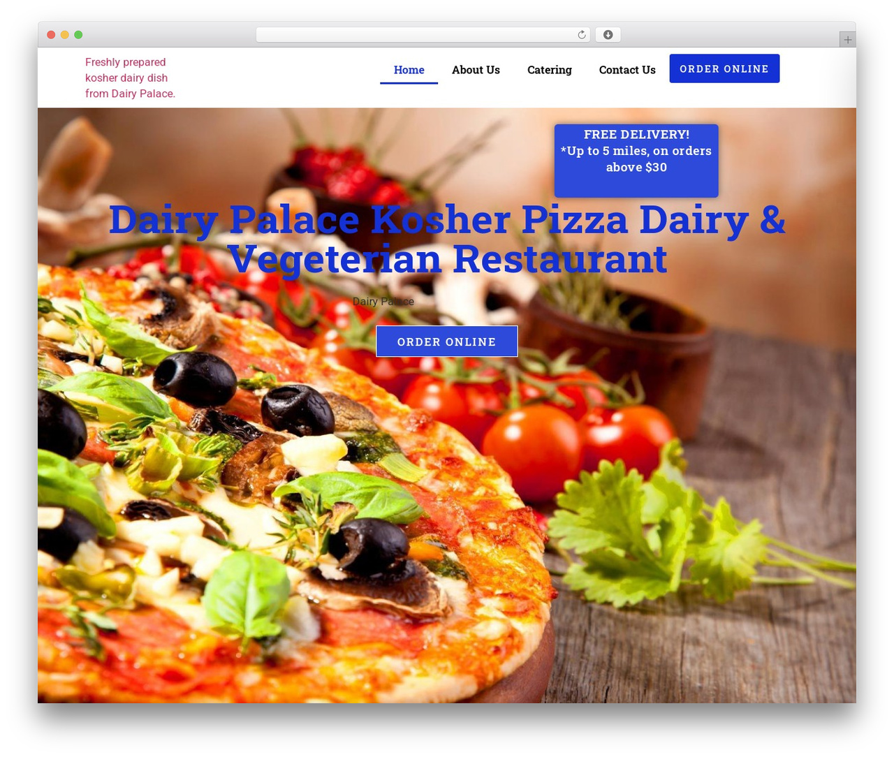 WordPress theme Hello Elementor - dairypalace.net