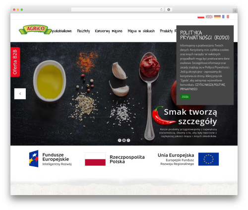 Wonster shortcodes 2 symetrio WordPress plugin - agrico.pl