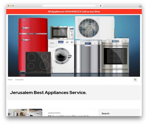 WordPress theme Evior - 24service.co.il