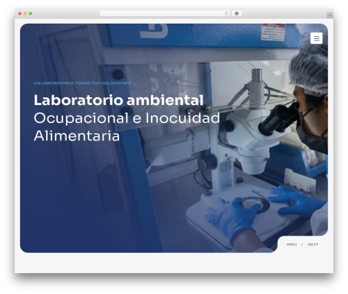 WordPress theme Labtox - envirolabinc.com