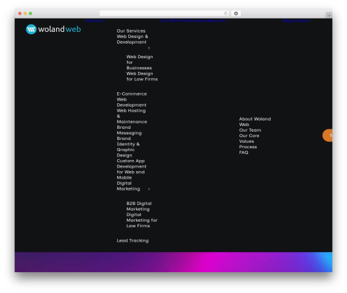 WP theme Uncode - wolandweb.com