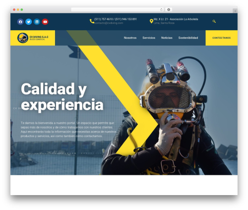 WP theme Grade - cvdiving.com