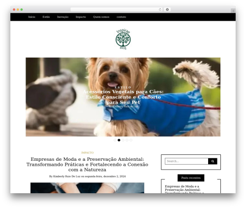Writee WordPress blog theme - inspiraeblog.com