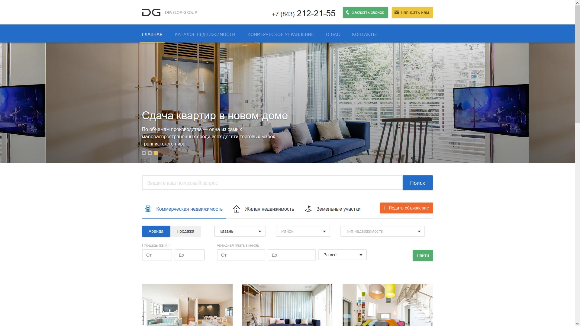 Develop Group theme WordPress