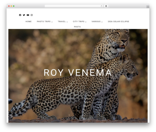 Framed theme WordPress - royvenema.nl