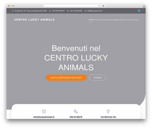 Siteleads WordPress plugin - luckyanimals.it