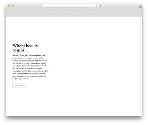 Theme WordPress Hello Elementor - houseforskinstyle.nl