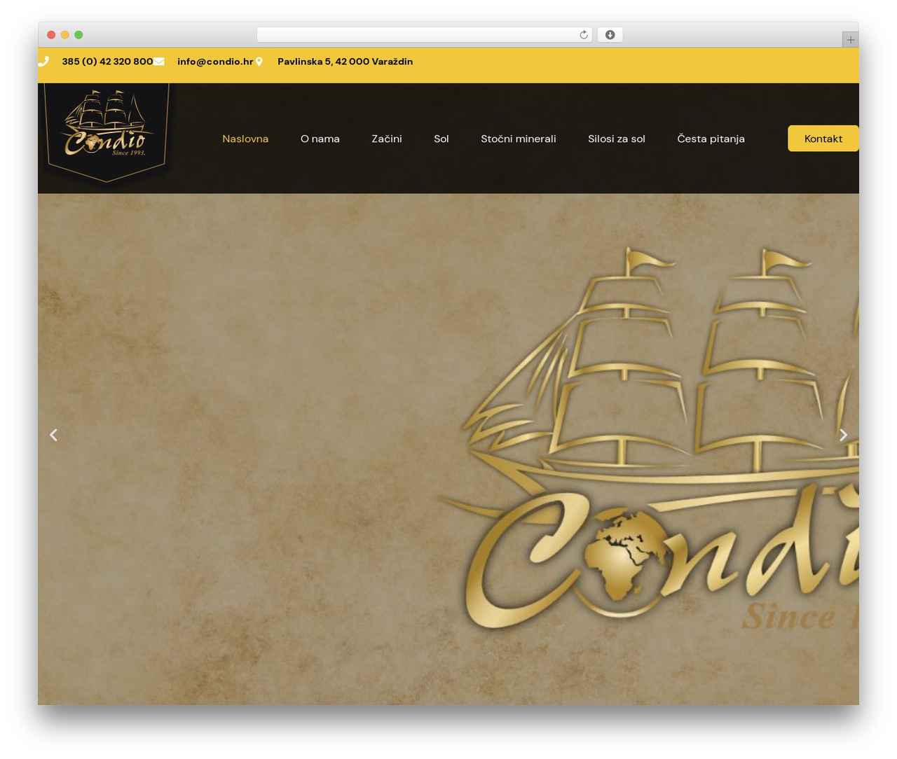 Theme WordPress Empte - condio.hr