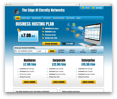 Theme WordPress PHP Hosting - teoe.net