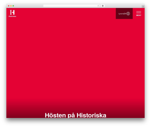 Theme WordPress SHM WordPress Theme - historiska.se