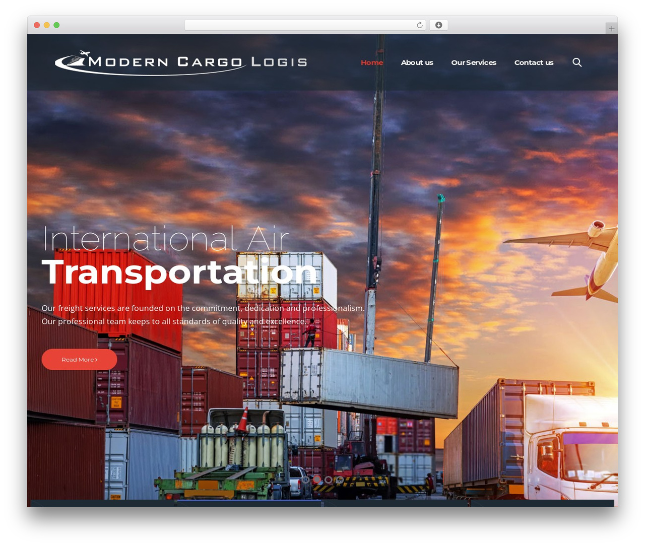 WordPress theme Translogic - mclogis.com