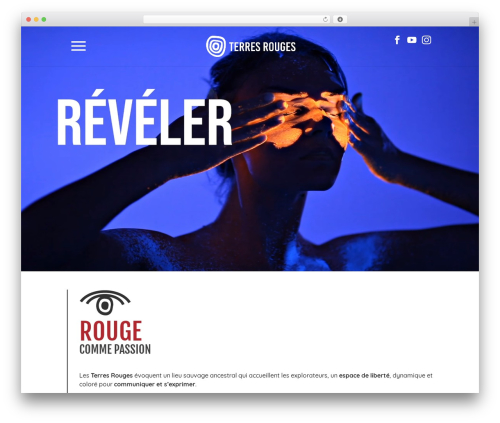 WordPress theme Divi - terresrouges.paris