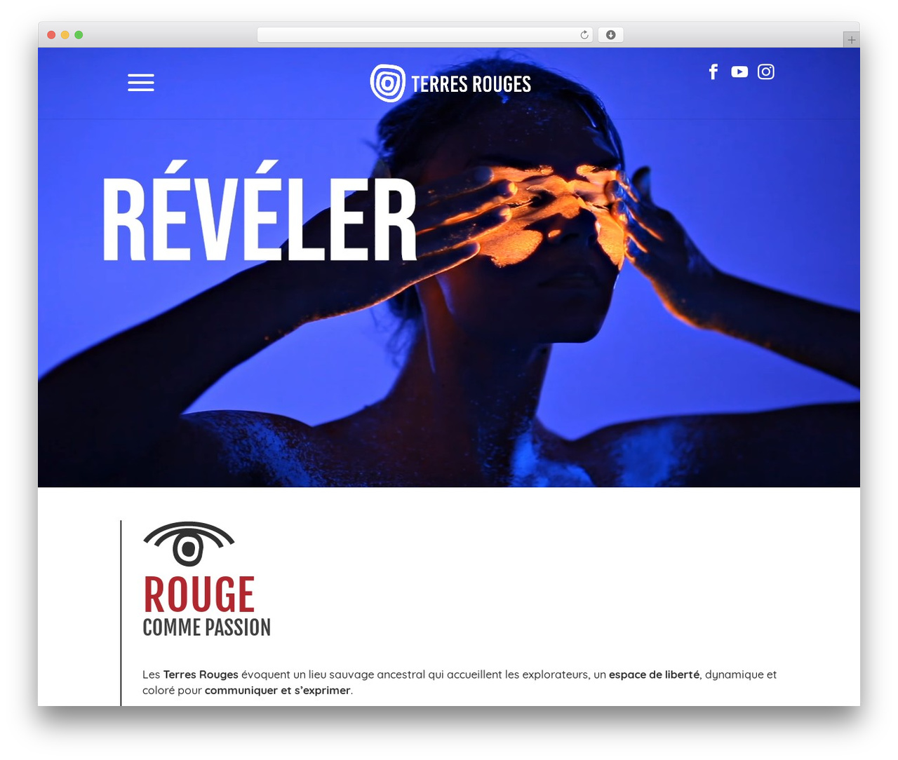 WordPress theme Divi - terresrouges.paris
