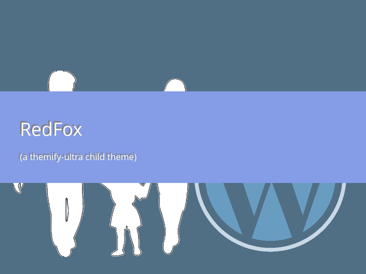 WordPress theme RedFox WordPress theme RedFox
