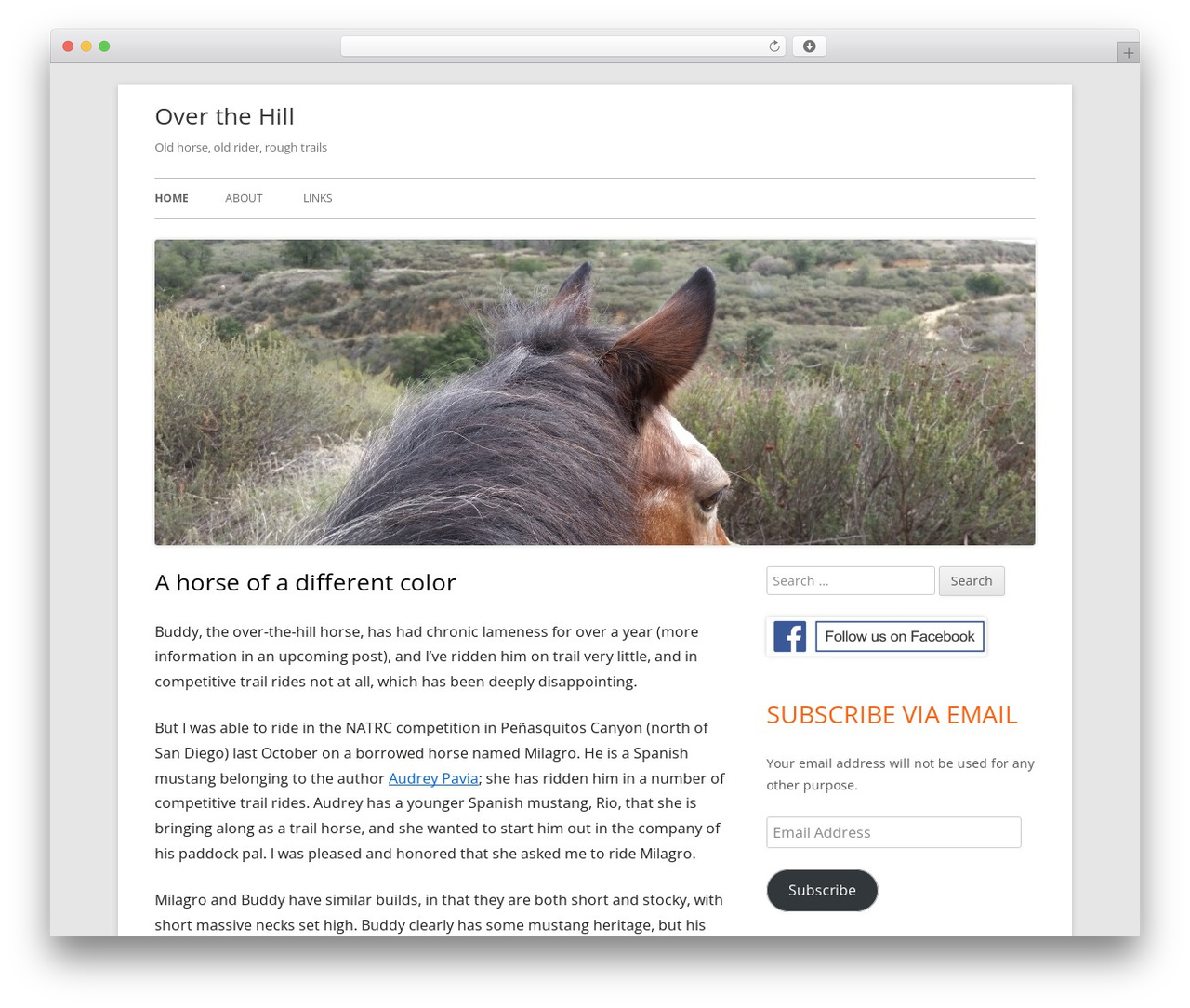 WordPress theme Tiny Framework - overthehill.horse WordPress theme Tiny Framework - overthehill.horse