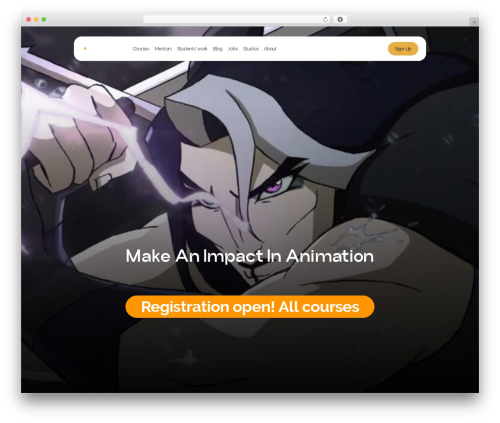 ANS WordPress theme - animationclub.school