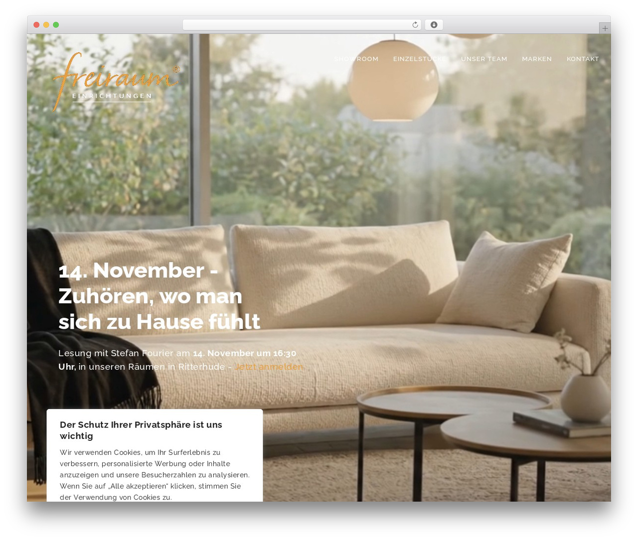 Apps WP theme - freiraumeinrichtungen.de