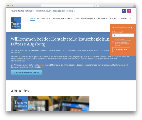 Registrations for the events calendar pro WordPress plugin - kontaktstelle-trauerbegleitung.de