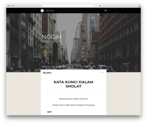 Best WordPress theme Opus - nggih.com